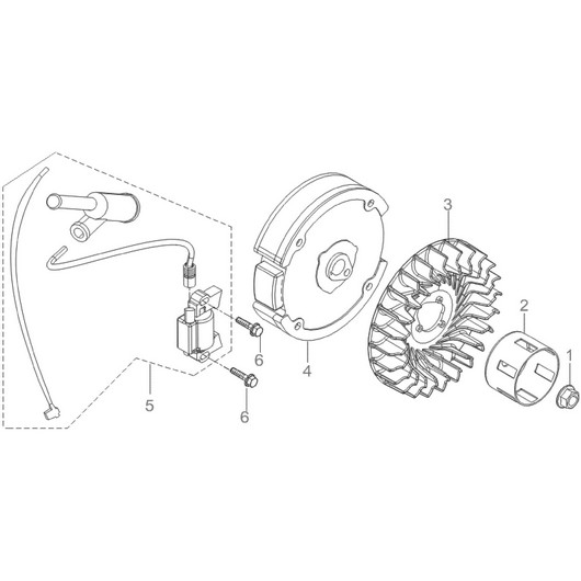 Магнето и маховик Champion GG6500